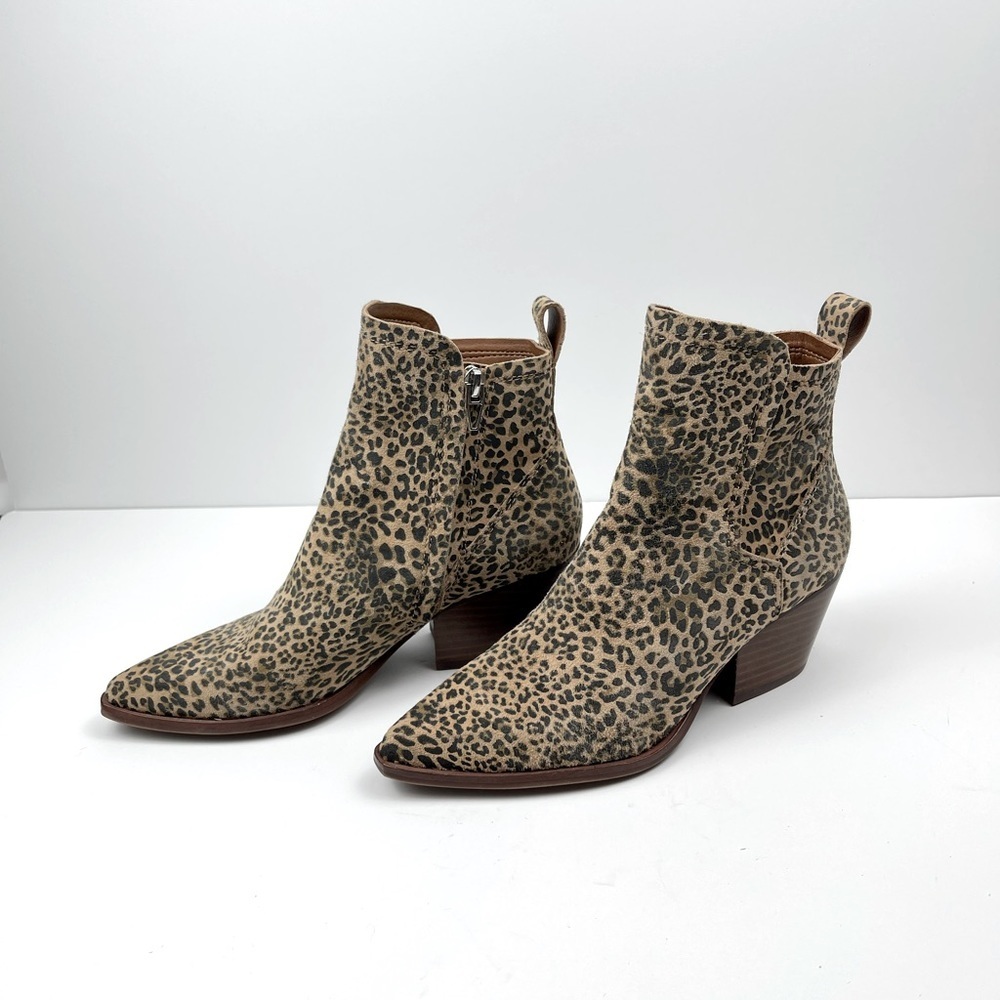 DV By Dolce Vita Cheetah Ankle Pointed Toe Booties